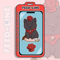 Feedline - Felines doing cat things online. Black Baguettel Cheft Kitty