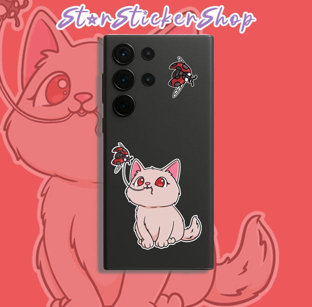 Feedline - Felines doing cat things online. Pet Bug Off White kitty.