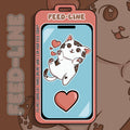 Feedline - Felines doing cat things online. White Giraffe Pattern Cat