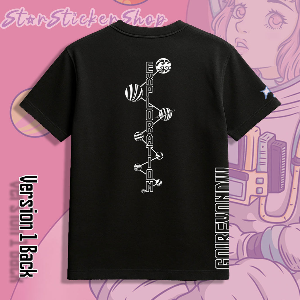 GO BEYOND !!!! Graphic tee Outer Space Theme