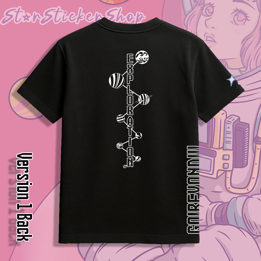 GO BEYOND !!!! Graphic tee Outer Space Theme