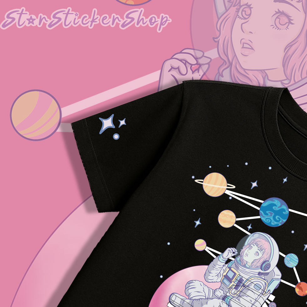 GO BEYOND !!!! Graphic tee Outer Space Theme