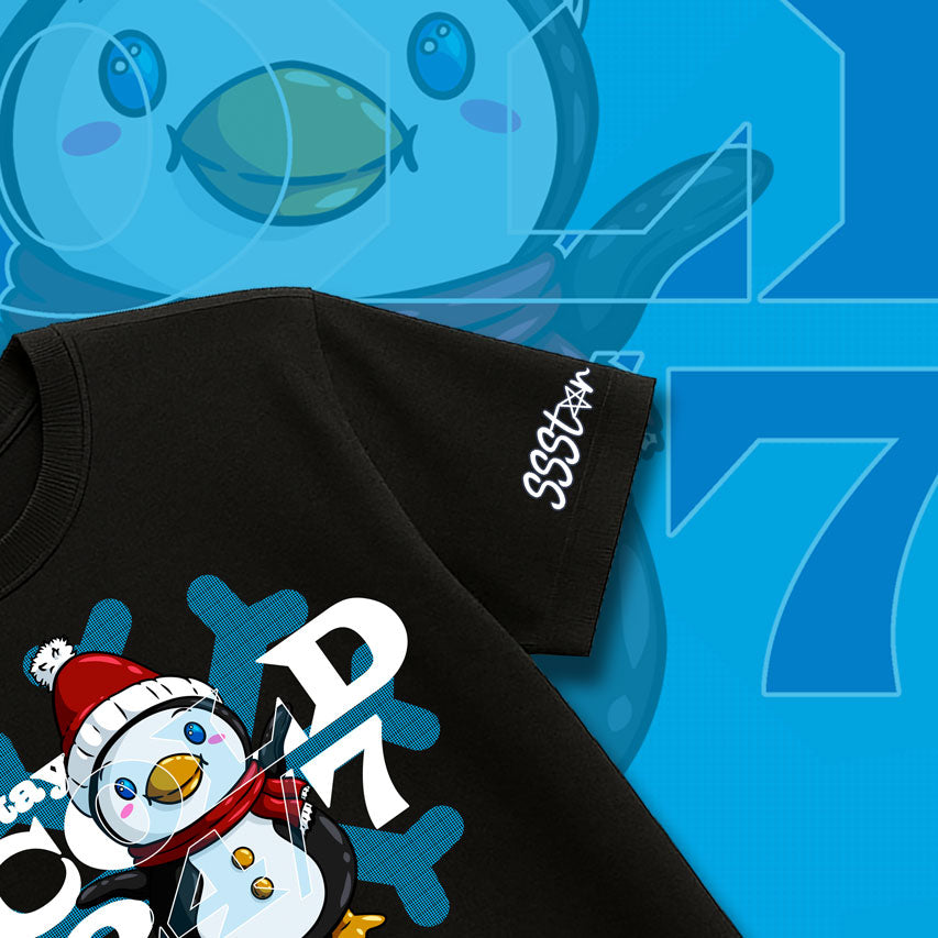 Limited Holiday 2025 Tee – “I Stay Cold 24/7” Penguin Tee