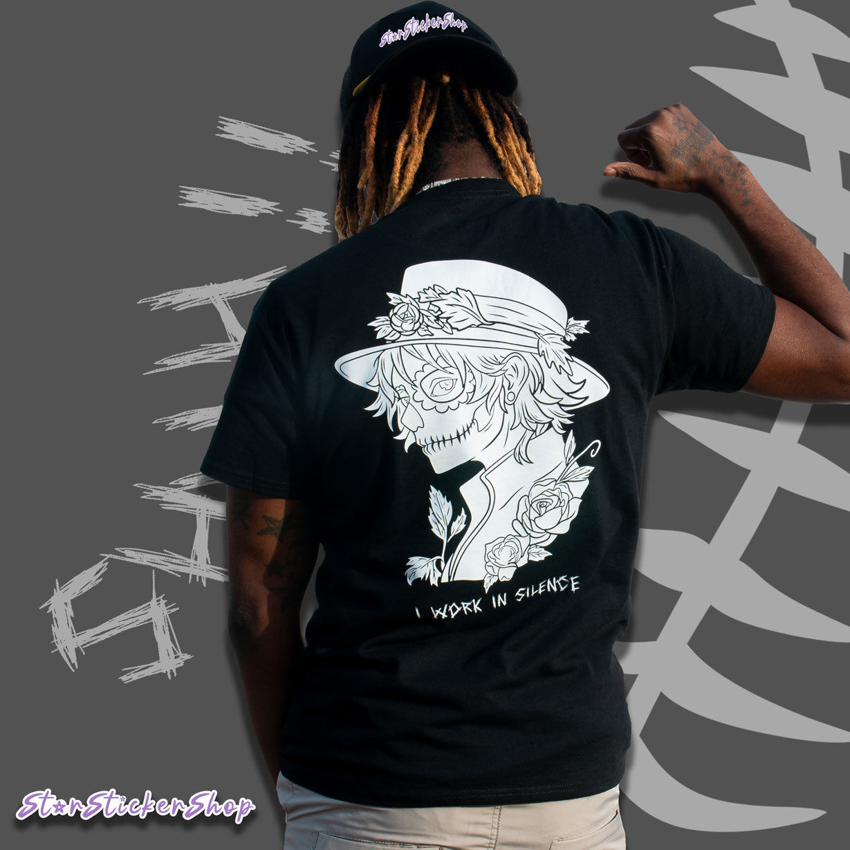 “SSSH… I Work in Silence” Tee