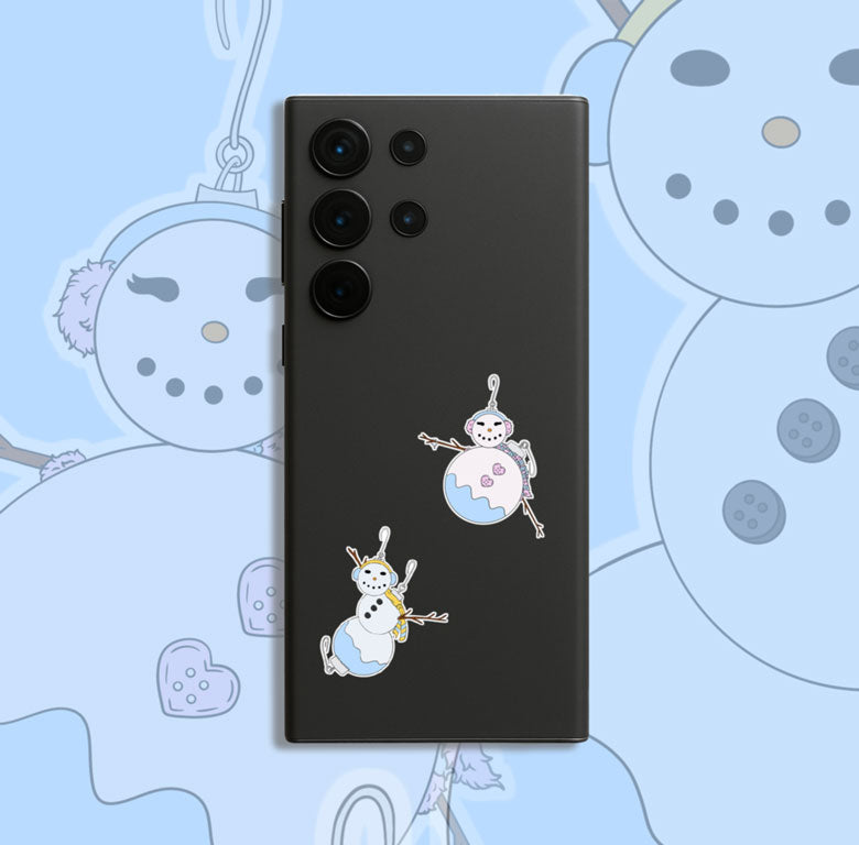 Snowy Sweethearts Ornament Sticker Set