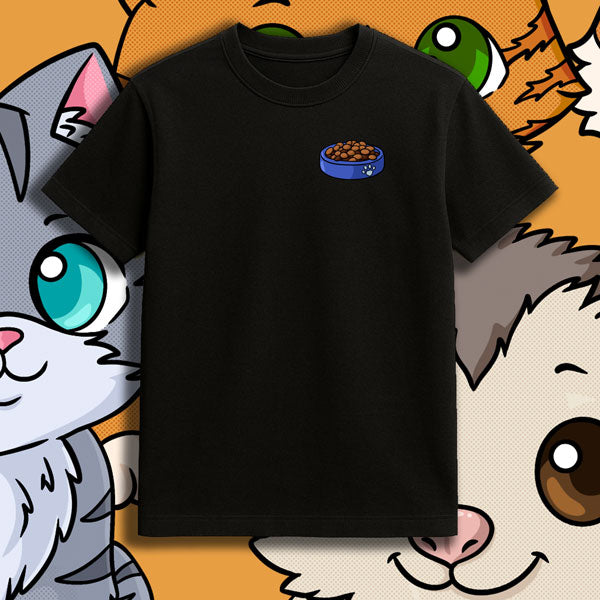 Cats & Possum Snack Squad Tee – Funny Front + Back Print Shirt
