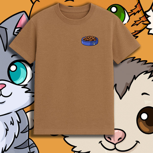 Cats & Possum Snack Squad Tee – Funny Front + Back Print Shirt