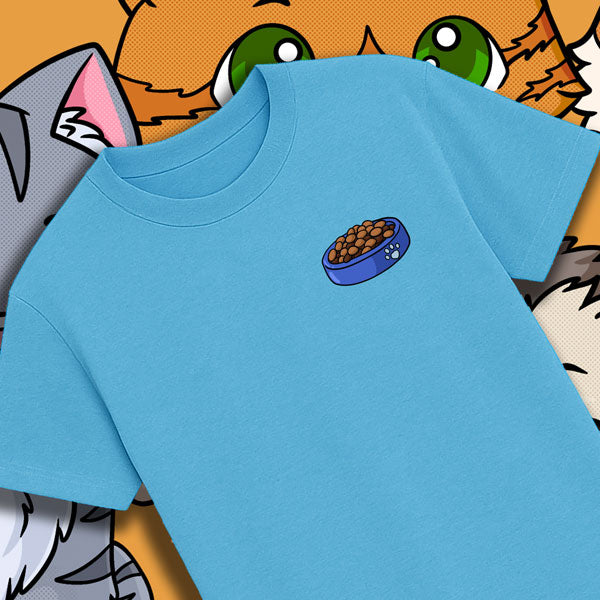 Cat and possum graphic tee front and back print cute funny animal shirt