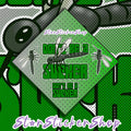 StarStickerShop original Don't Be a Sucker diamond-shaped sticker sheet featuring a funny mosquito design with pun text and 4 total stickers.