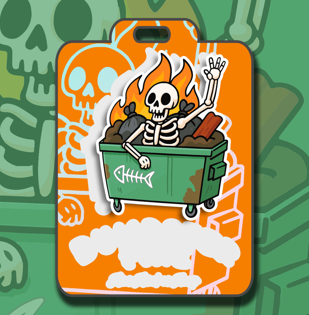 Dumpster Fire Sticker