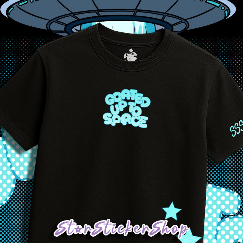 Goated Up To Space UFO Goat T-Shirt | StarStickerShop Original