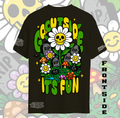 Go Outside, It’s Fun — Skull Daisy Garden Tee