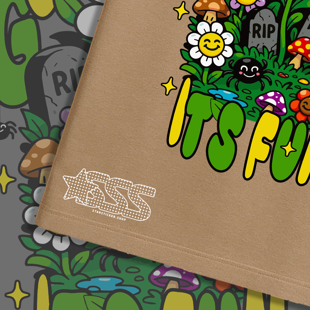 Go Outside, It’s Fun — Skull Daisy Garden Tee