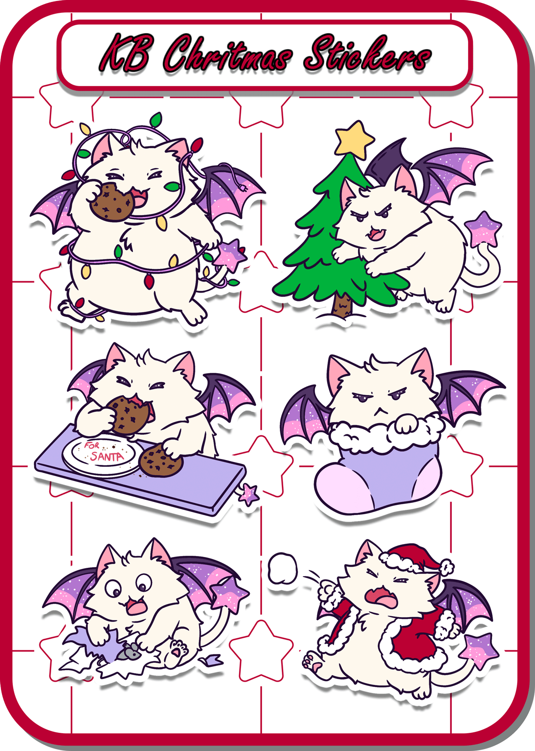 KB Christmas Chaos Sticker Sheet