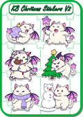 KB Christmas Chaos vesion 2 Sticker Sheet