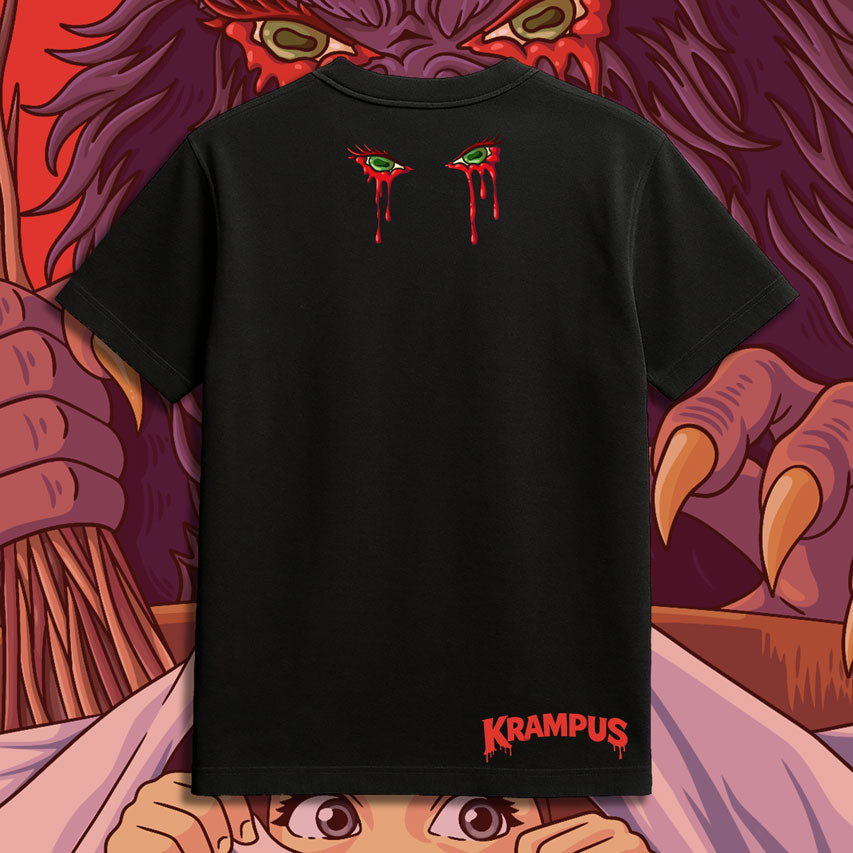 Krampus Is Watching – Dark Christmas Horror Tee
