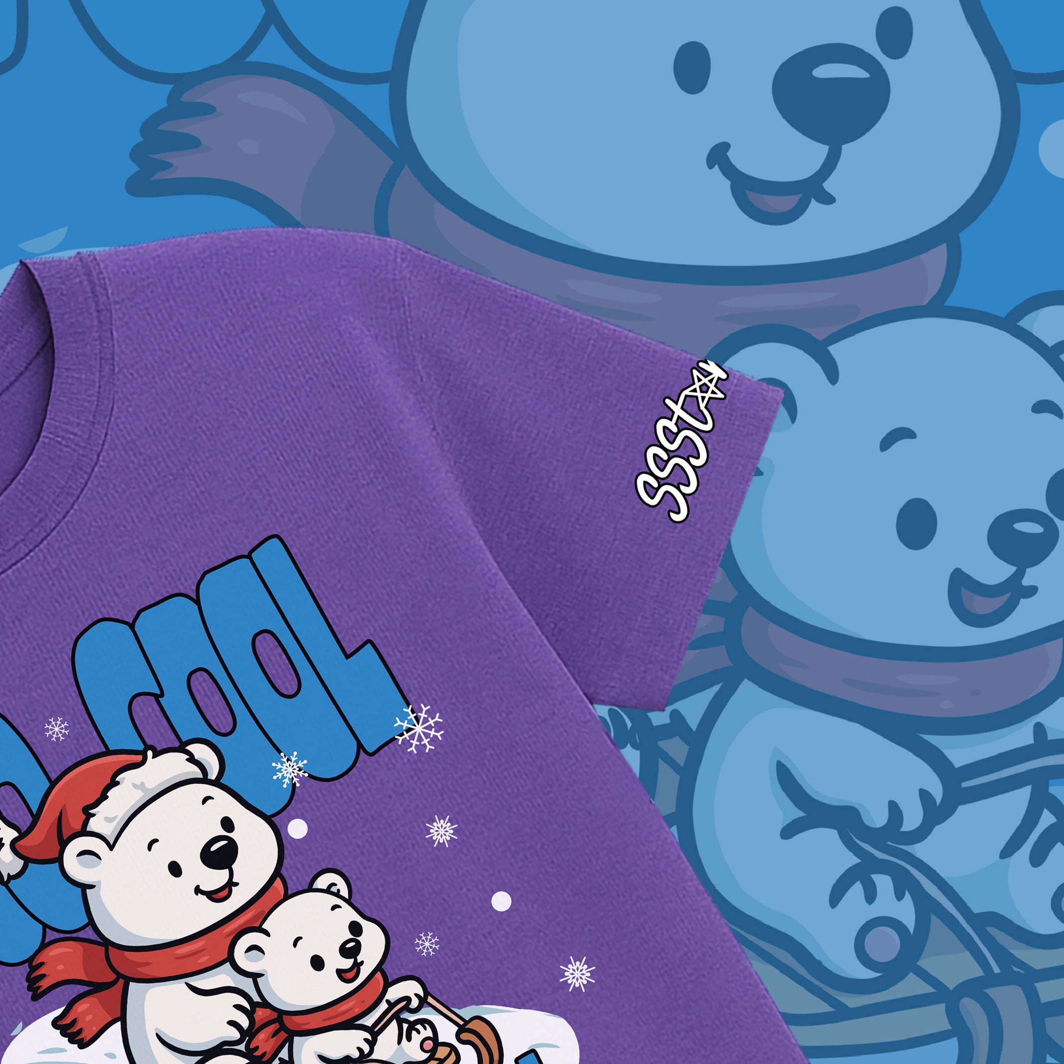 Reckless Polar Bear Sled Squad Tee