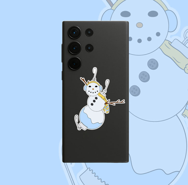 Chilly Ornament Snowman Sticker