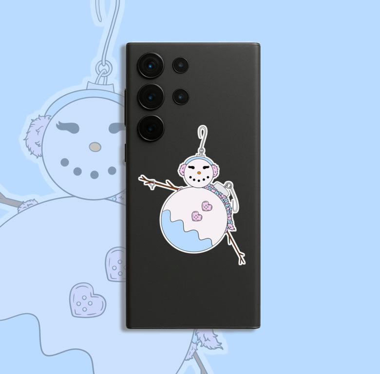 Snowy Sweethearts Ornament Sticker Set