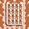 Teddy Bear Sticker Sheet