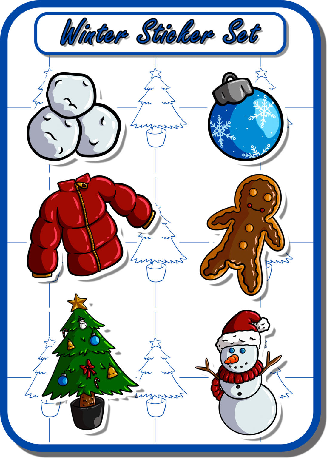 Winter Sticker Set